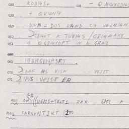 Eastern questionnaire, answ...