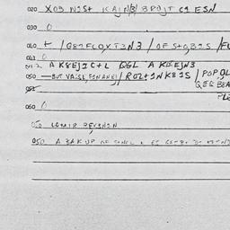 Eastern questionnaire, answ...