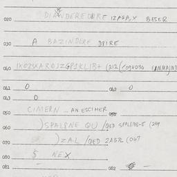Eastern questionnaire, answ...