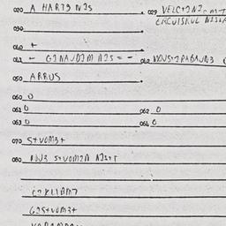 Eastern questionnaire, answ...