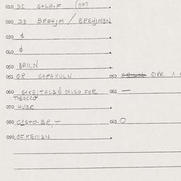 Eastern questionnaire, answ...
