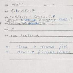 Eastern questionnaire, answ...