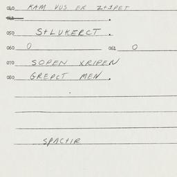 Eastern questionnaire, answ...