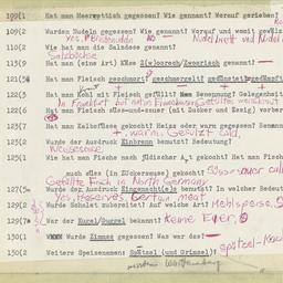 Western questionnaire, answ...