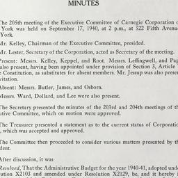 Executive Committee Meeting