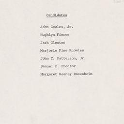 Nominating Committee