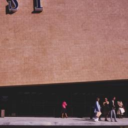 Exterior view, detail of en...