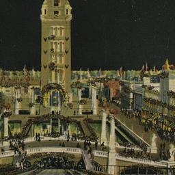 View of Dreamland by Night,...