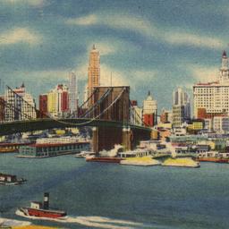 Brooklyn Bridge and Manhatt...