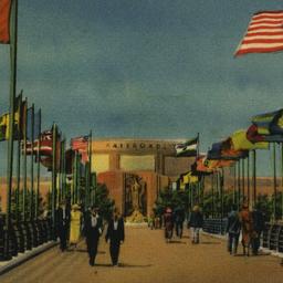 Scene at New York World'...