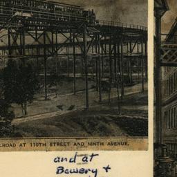 Elevated Railroad at 110th ...