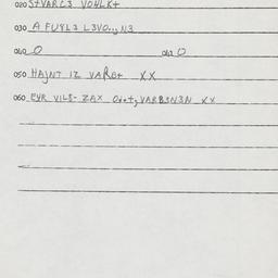 Eastern questionnaire, answ...