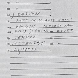 Eastern questionnaire, answ...
