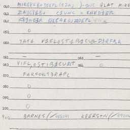 Eastern questionnaire, answ...