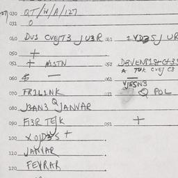 Eastern questionnaire, answ...