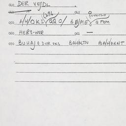 Eastern questionnaire, answ...