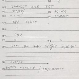 Eastern questionnaire, answ...