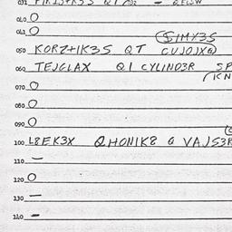 Eastern questionnaire, answ...