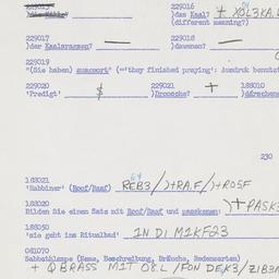 Western questionnaire, answ...