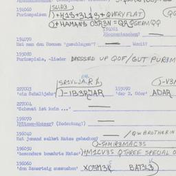 Western questionnaire, answ...