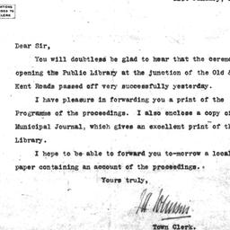 Carnegie Public Library, So...