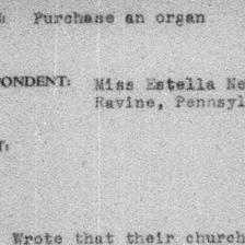 Carnegie Turn-Downs, Church...