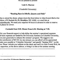 Announcements, 2003-02-07. ...