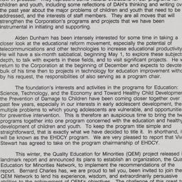 Policy and Program