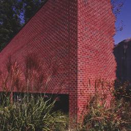 Exterior view, corner of bu...