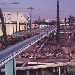 Construction view, from above.