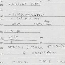 Eastern questionnaire, answ...