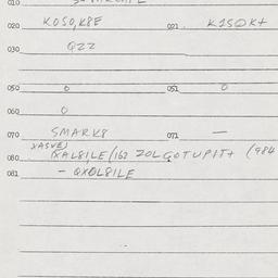 Eastern questionnaire, answ...