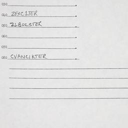 Eastern questionnaire, answ...