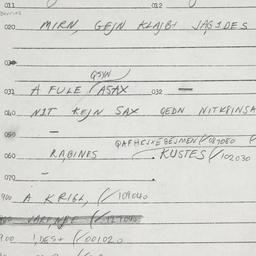 Eastern questionnaire, answ...