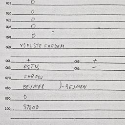 Eastern questionnaire, answ...