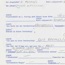 Western questionnaire, answ...