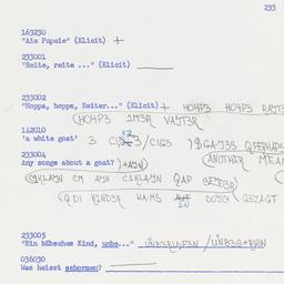Western questionnaire, answ...