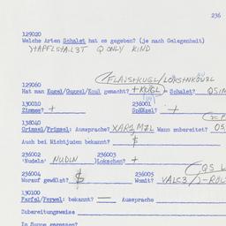 Western questionnaire, answ...