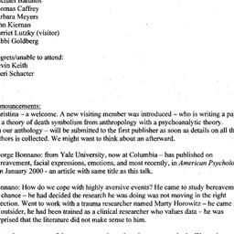 Minutes, 2004-02-11. Death,...