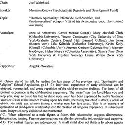 Minutes, 2004-11-29. Psycho...