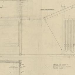 Deck chair elevations, plan...