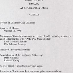 Meeting of the Finance and ...