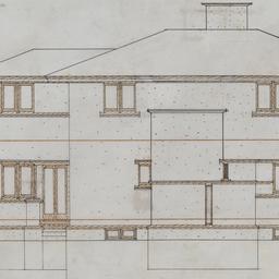 Entrance elevation