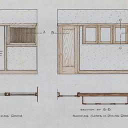 Dining room millwork details