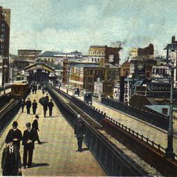 Approach to Brooklyn Bridge...