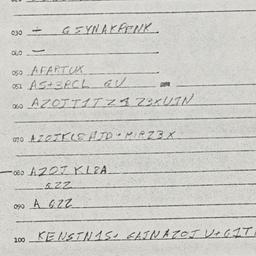 Eastern questionnaire, answ...