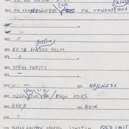 Eastern questionnaire, answ...
