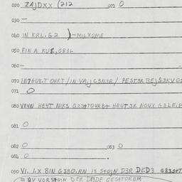 Eastern questionnaire, answ...