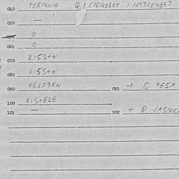 Eastern questionnaire, answ...