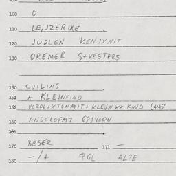 Eastern questionnaire, answ...